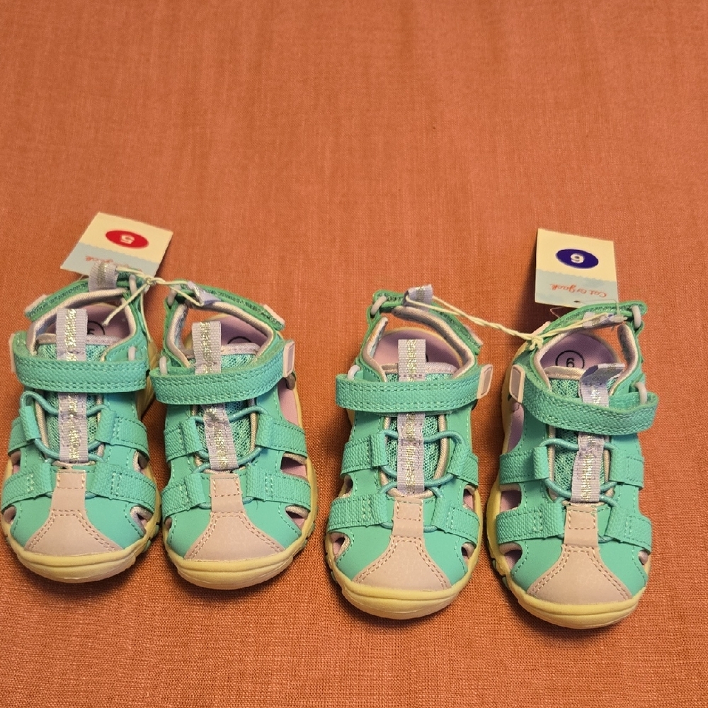 Cat  & Jack  Sandals size 5 size 6